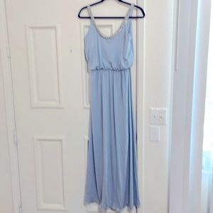 Victoria Royale Sky Blue Long Evening Dress Sz 8